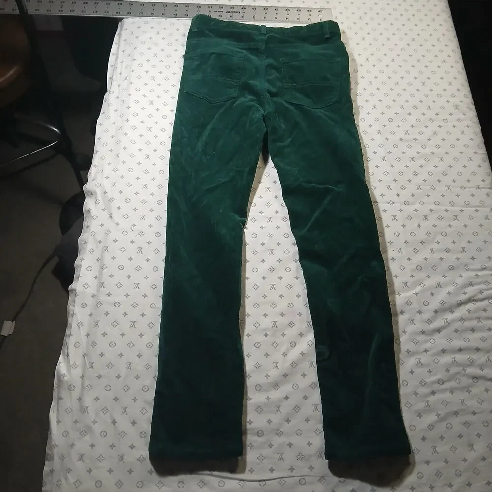 Place Kids Green Stretch Corduroy Size 10 NWT
